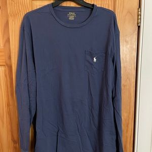 Polo Ralph Lauren long sleeve T-Shirt Large Blue